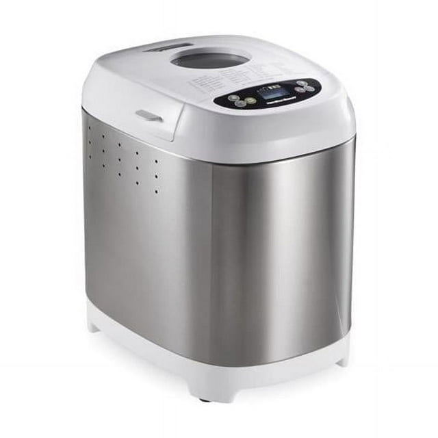 2 lbs Chrome Stainless Steel Artisan Bread & Dough Maker, White