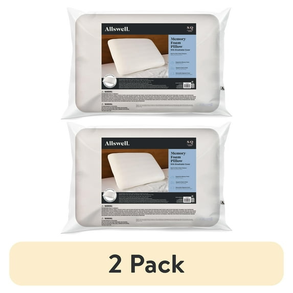 Allswell Ultimate Comfort Bed Pillow, Standard/Queen, 2 Pack