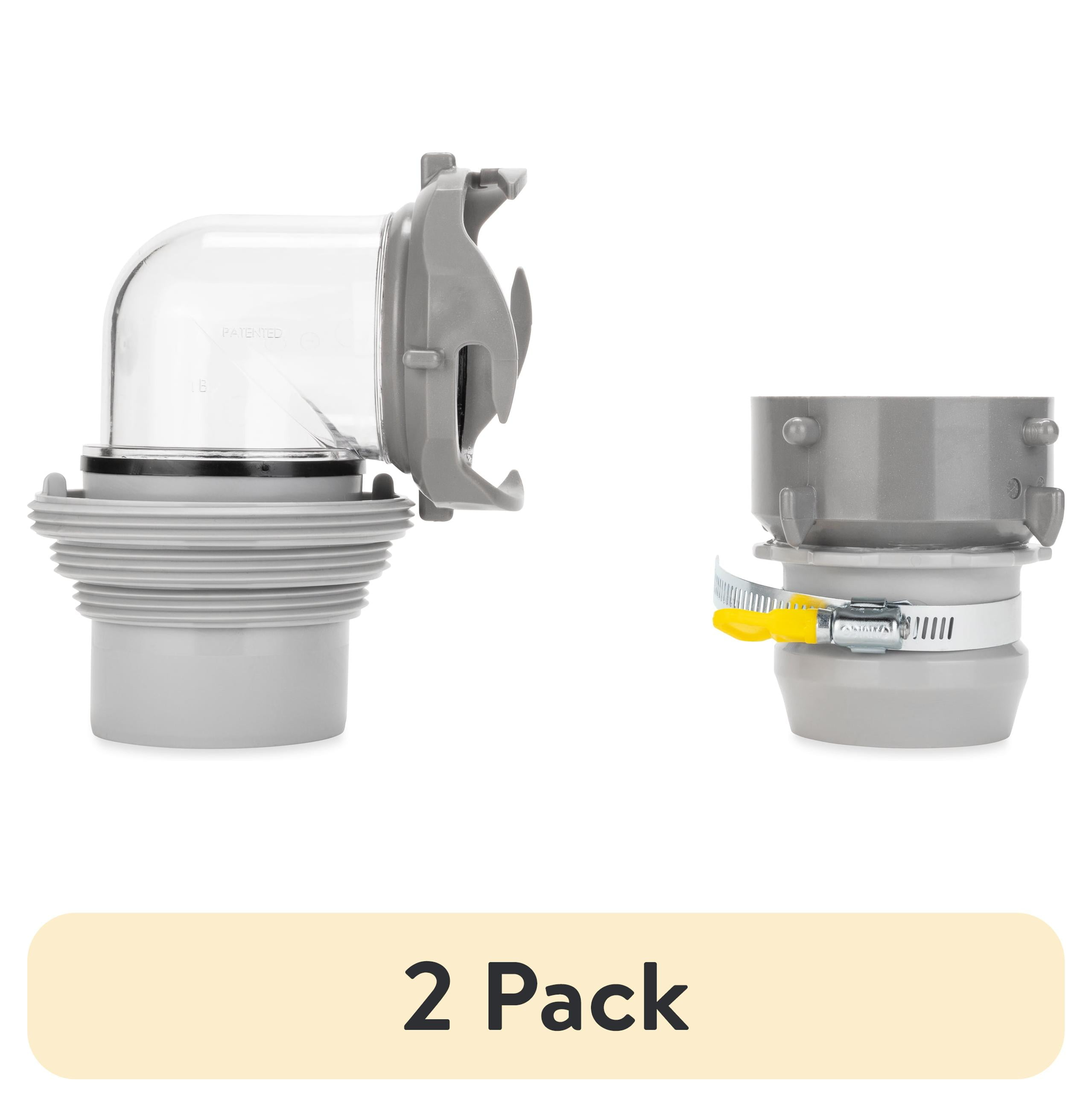 Camco 4-in-1 Hose Adapter with Bayonet Elbow and Lug Fitting (39214)