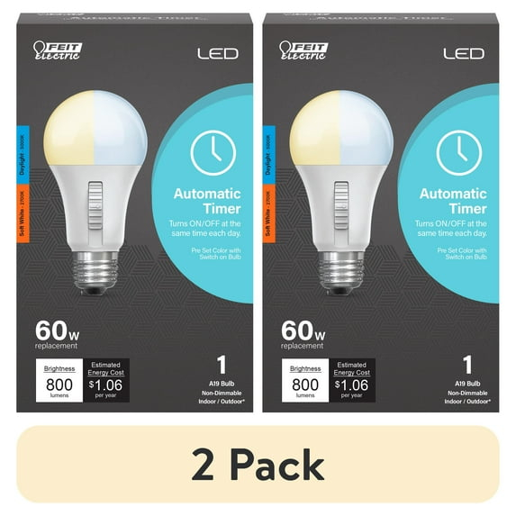 Feit Electric Intellibulb A19 E26 (Medium) LED Bulb Soft White 60 Watt Equivalence 1 pk