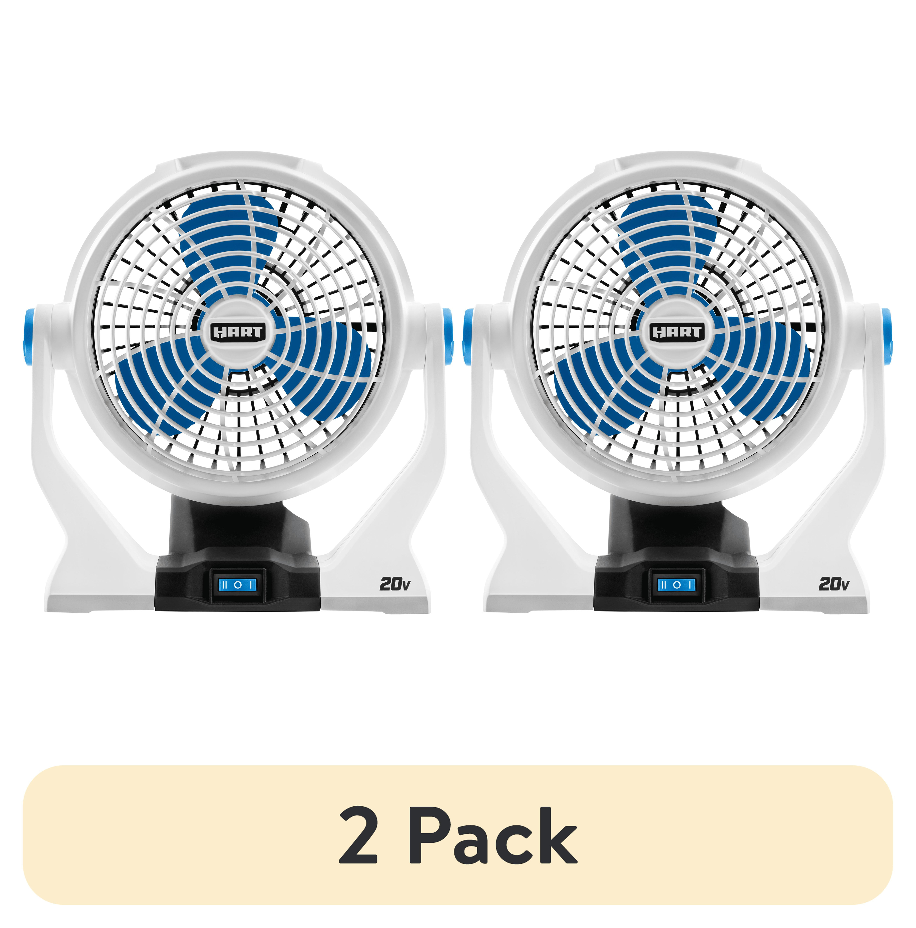 HART 20-Volt Cordless 2-Speed 7.5-Inch Fan (Battery Not Included)