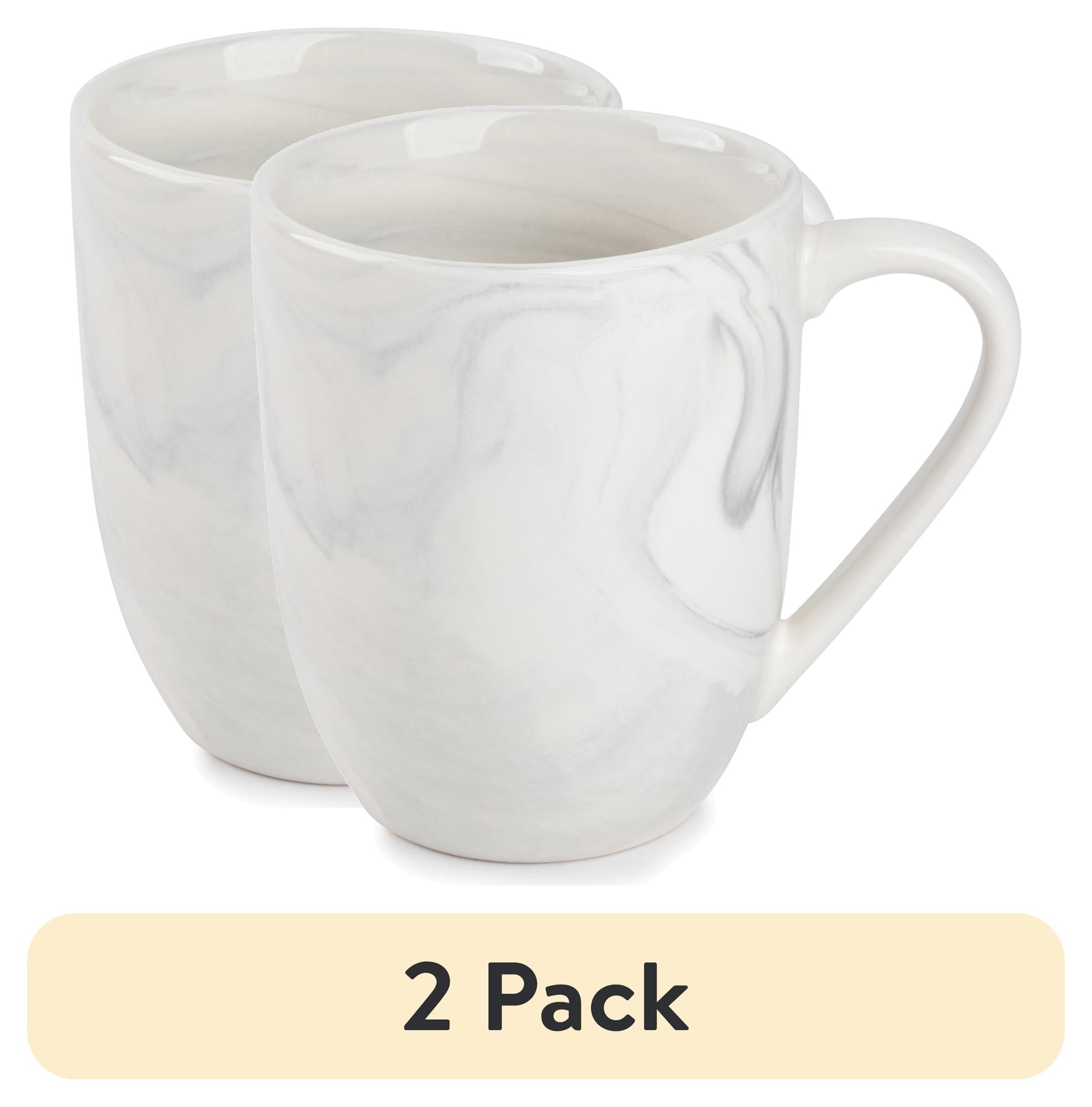 Thyme & Table Stoneware Mug, Grey Marble Collection