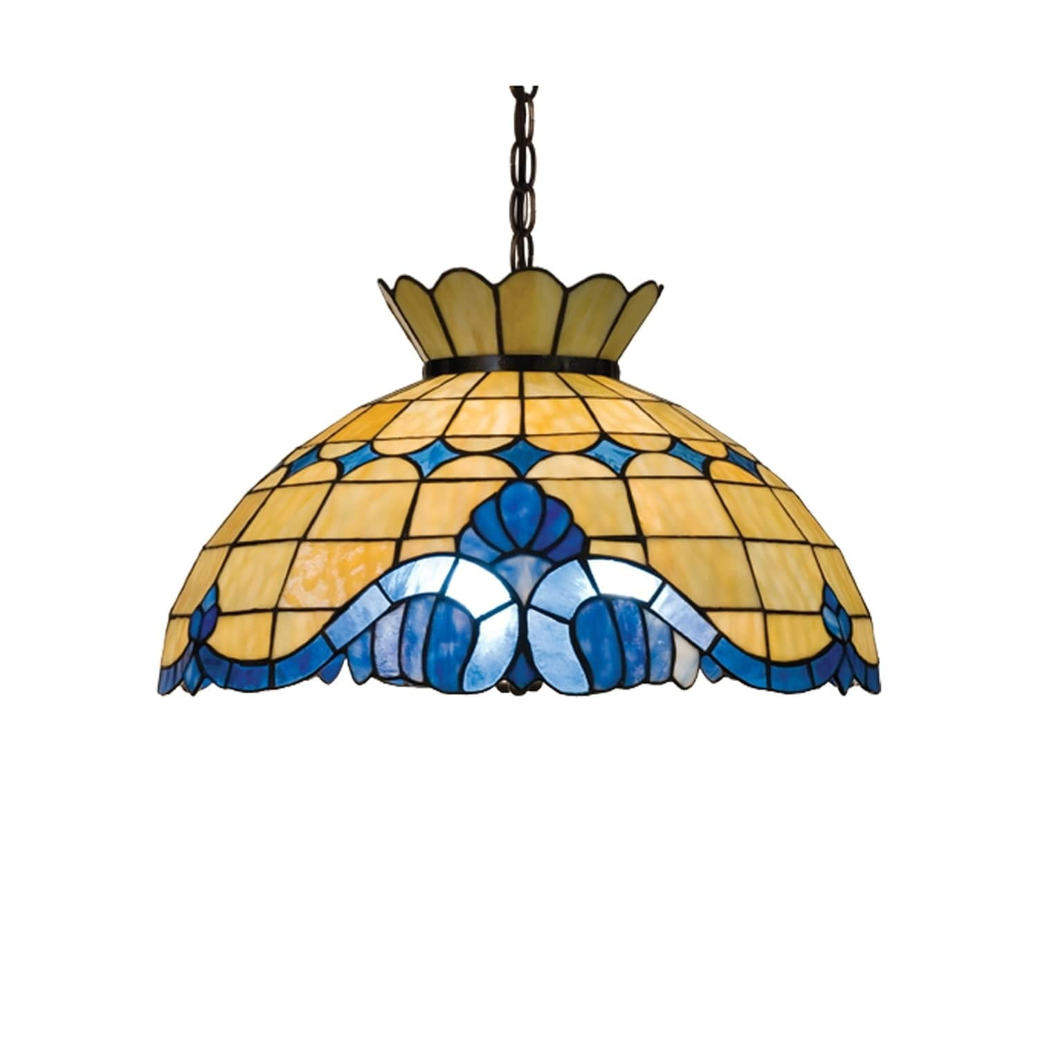 20 Inch Wide baroque Pendant