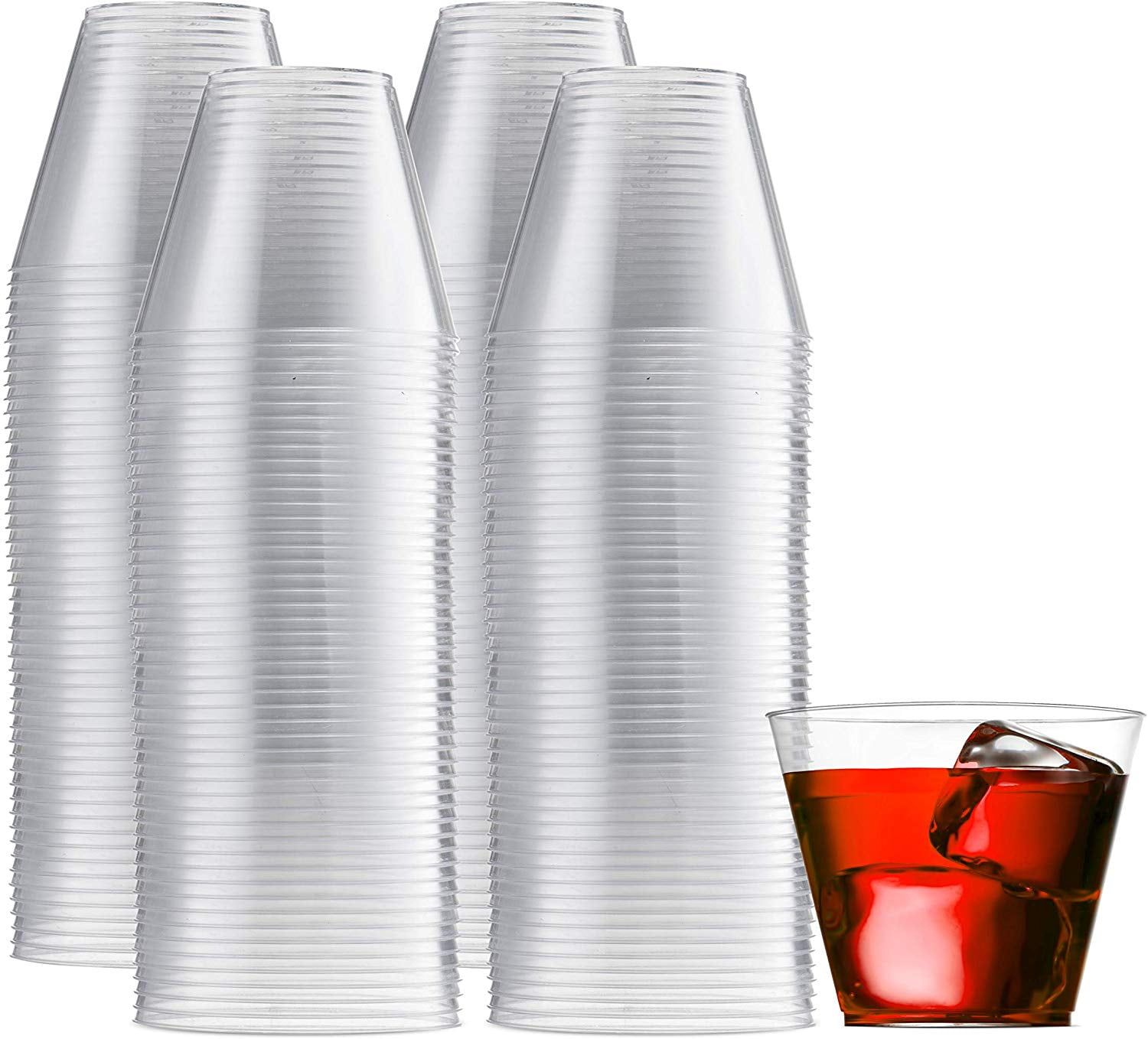 Seseno 9 oz Plastic Cups For 200 Guests