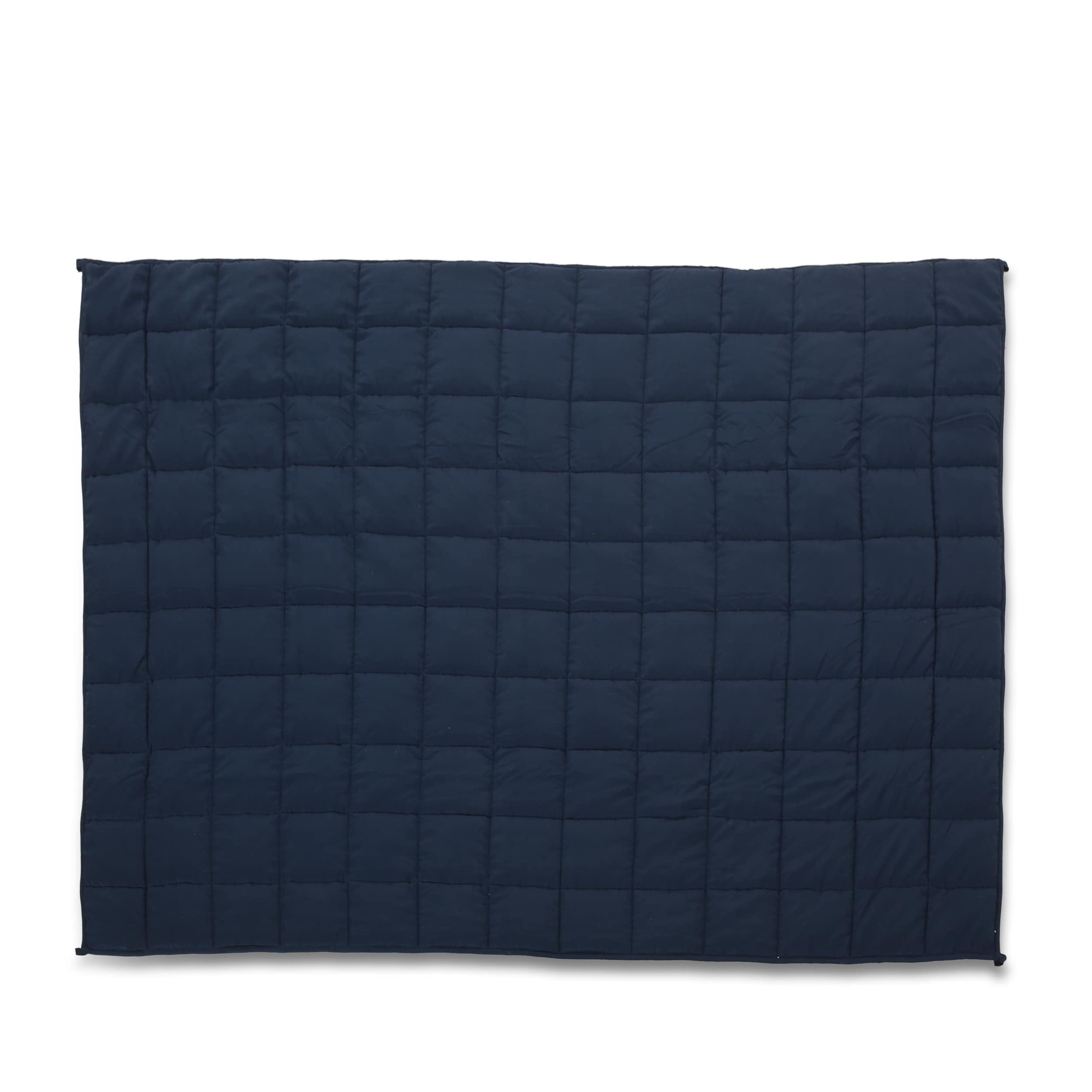 King Size Navy Blue Cotton Weighted Blanket