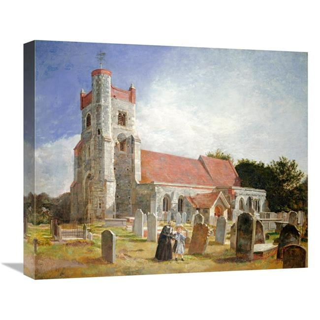 22 in. The Old Church, Ewell Art Print - William Holman Hunt