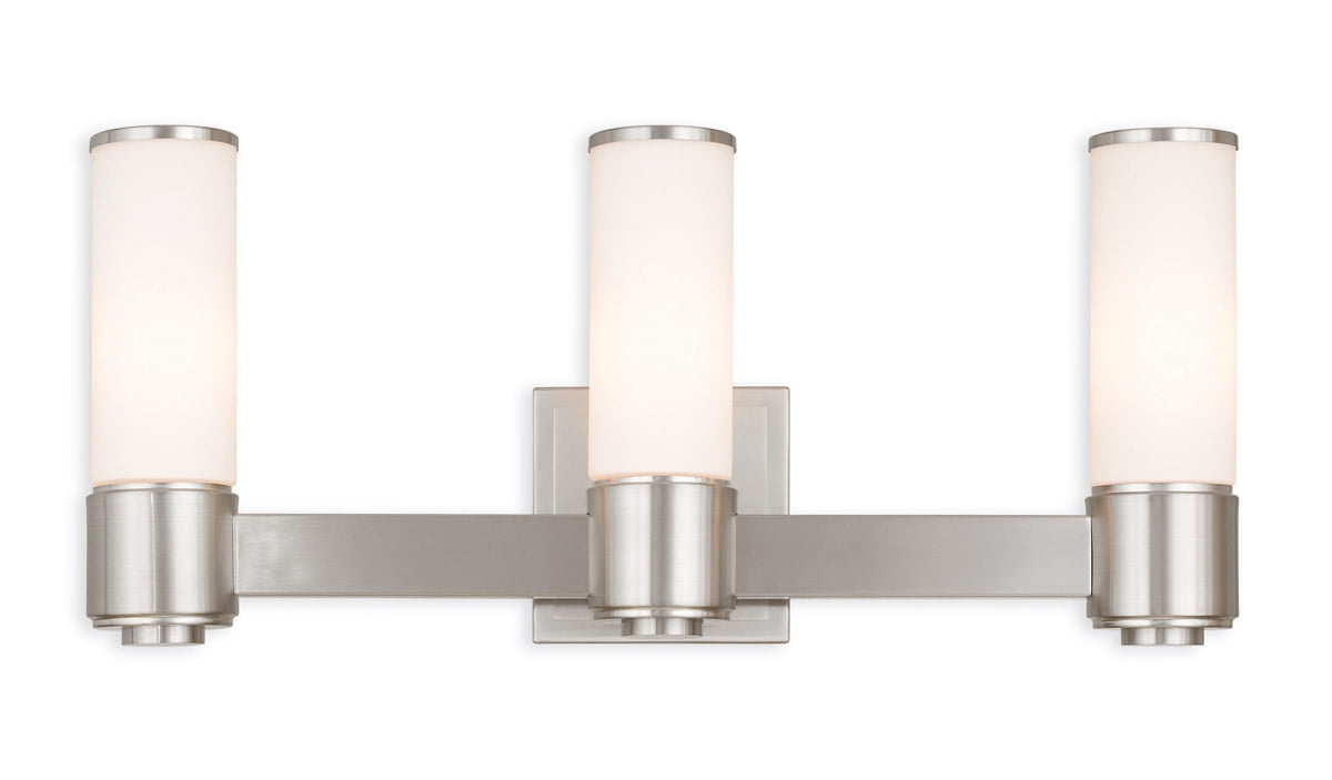 Livex Lighting Weston 3 - Light Vanity in  Brushed Nickel
