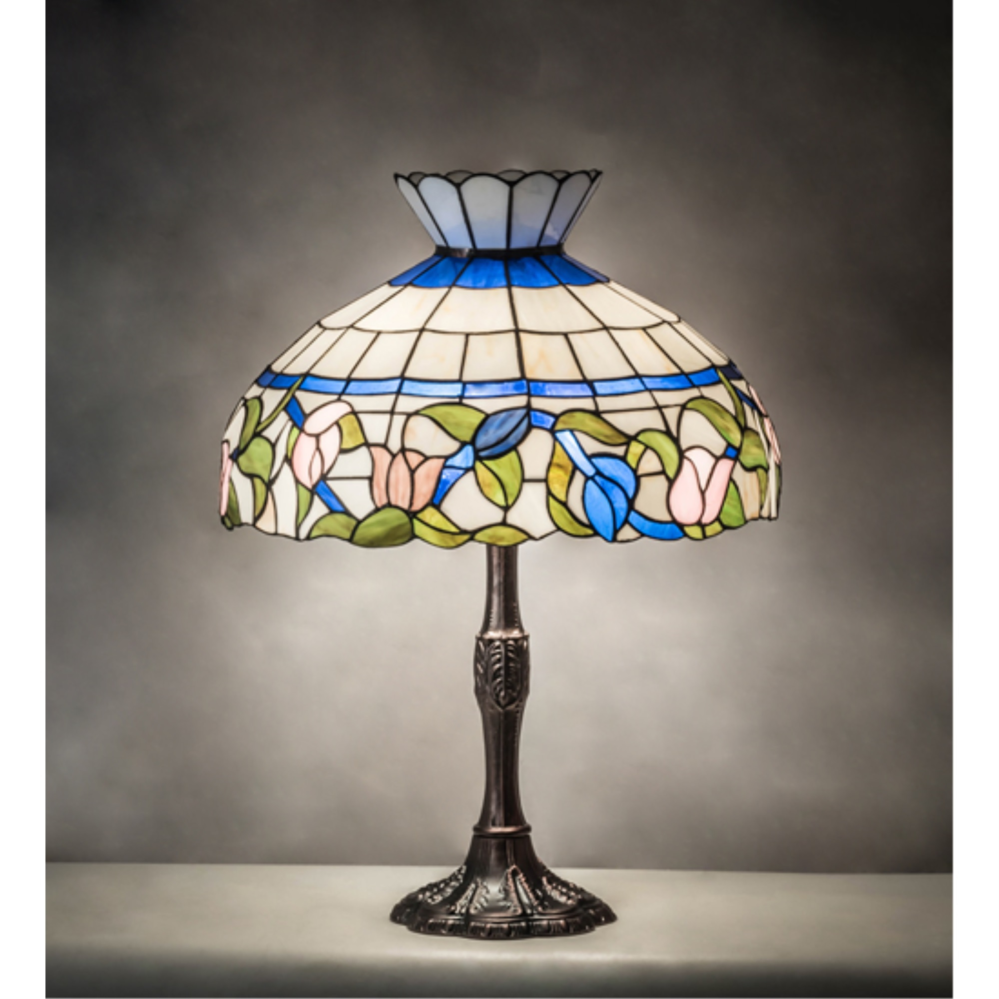 232796 Meyda 26" High Rose Vine Table Lamp