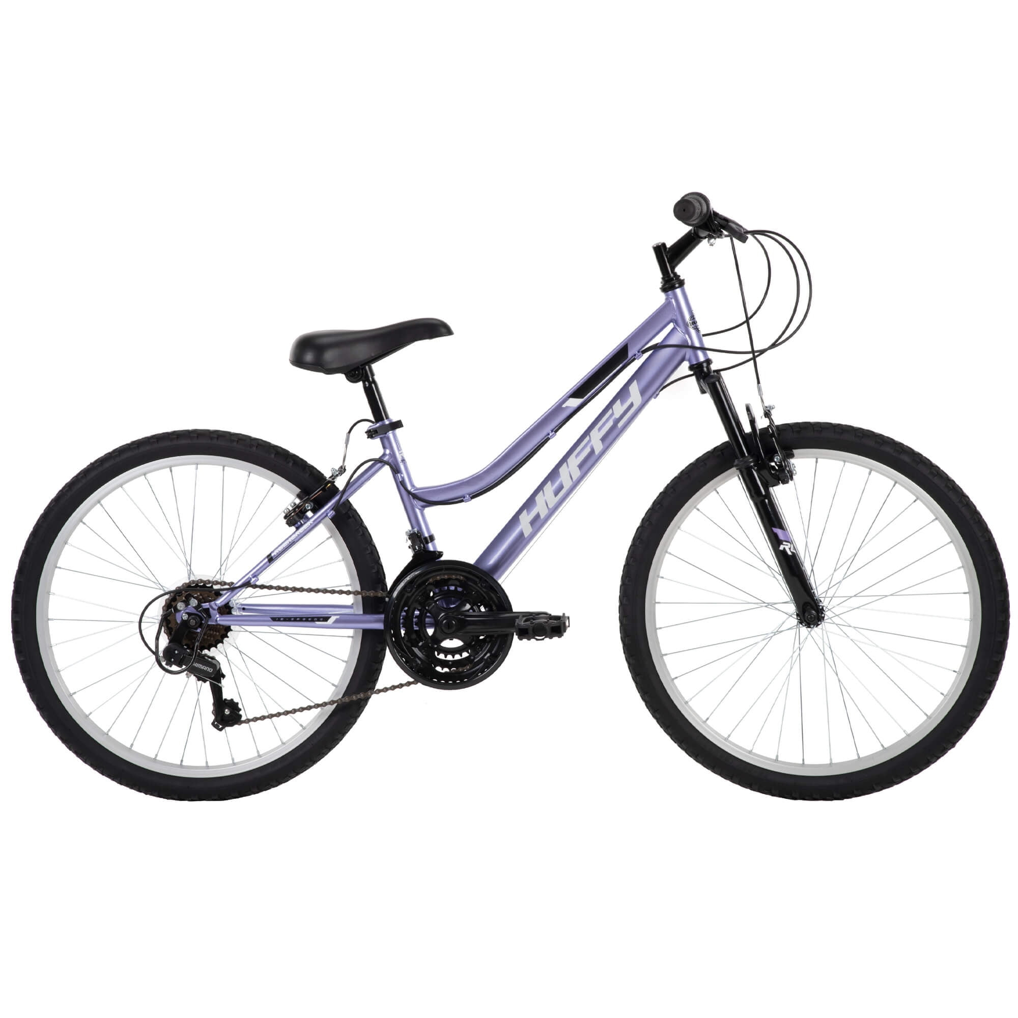 Huffy 24" Rock Creek Mountain Bike, Fits Riders 4'8" - 5'8", Purple, Adult, Women's