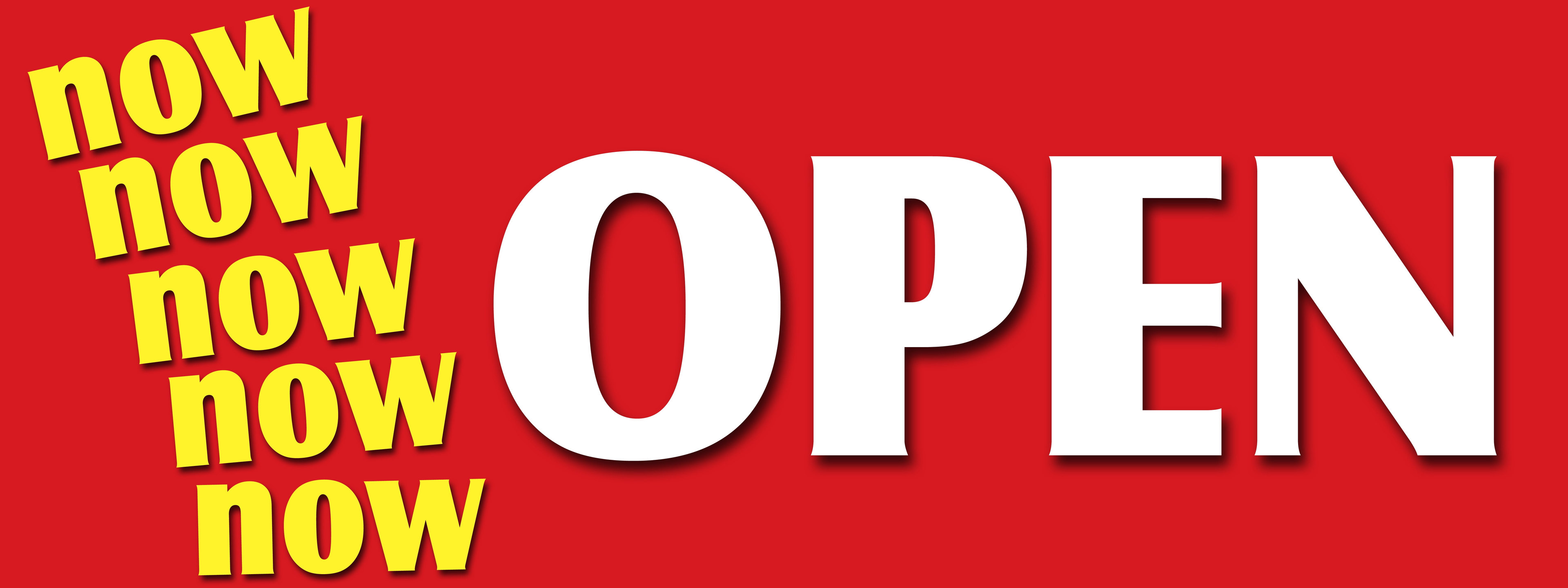 SignMission NOW OPEN BANNER SIGN Grand Opening New Store For Business Shop Sale New