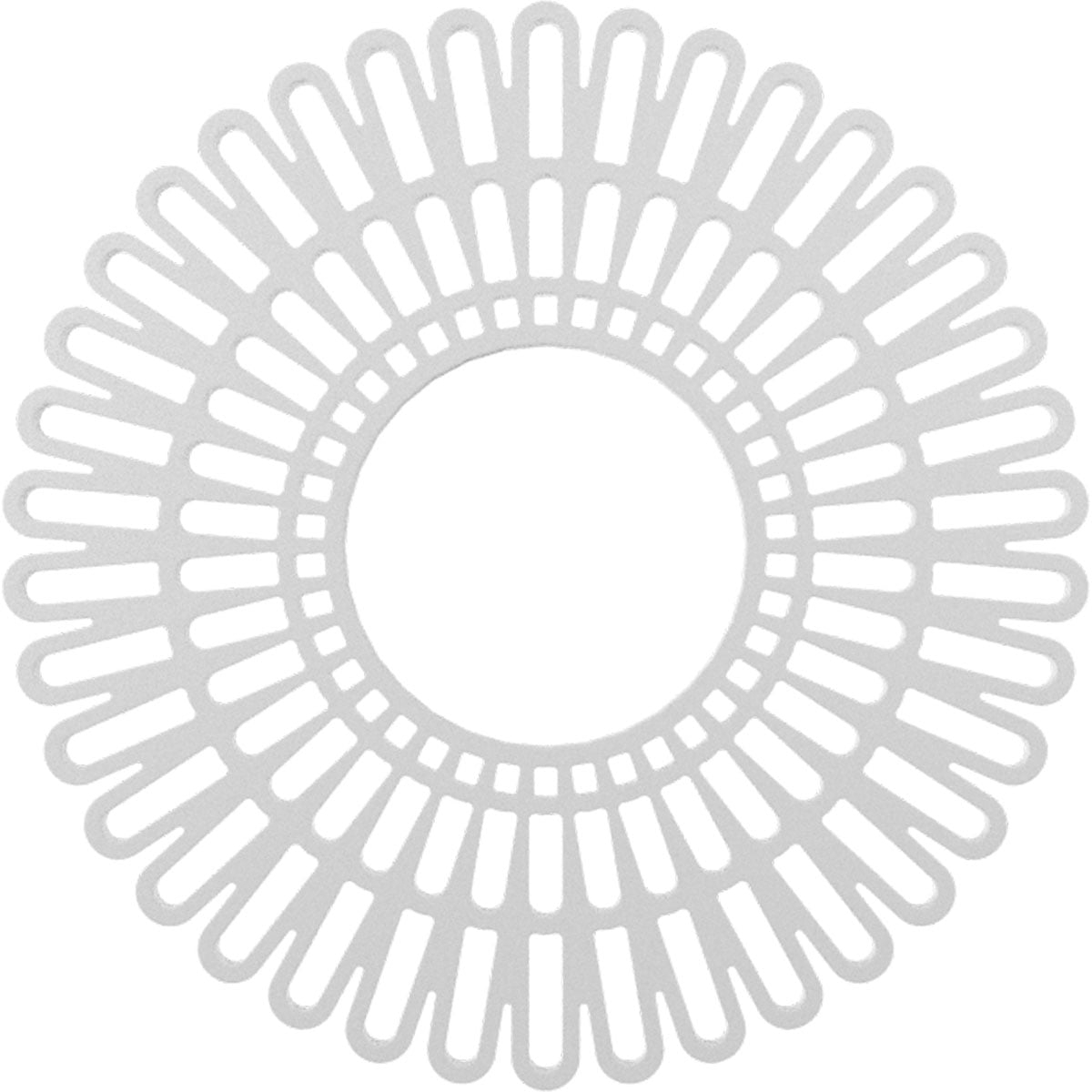 24"OD x 8 7/8"ID x 3/4"P Cornelius Architectural Grade PVC Pierced Ceiling Medallion
