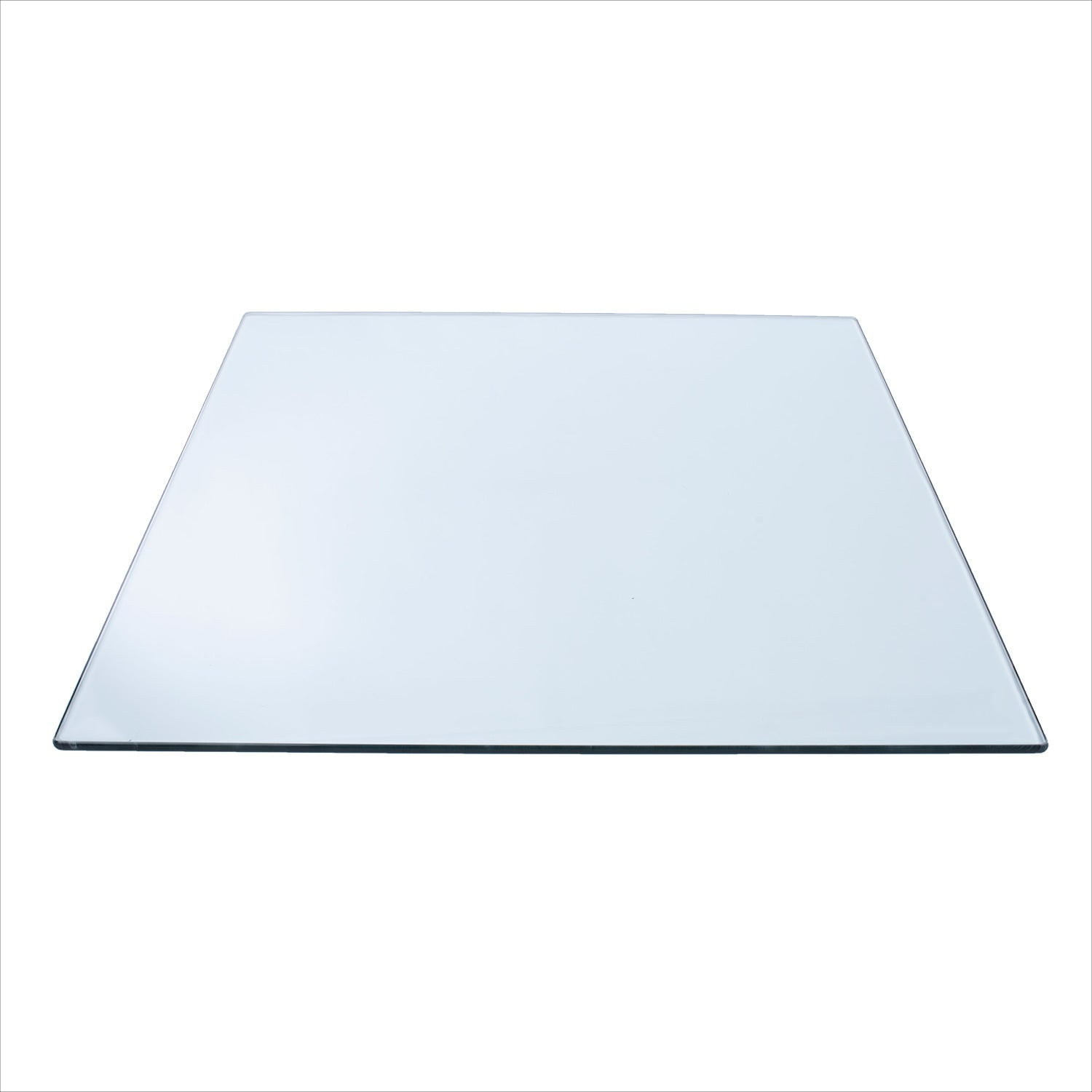 24" Square Clear Tempered Glass Table Top By Spancraft Glass