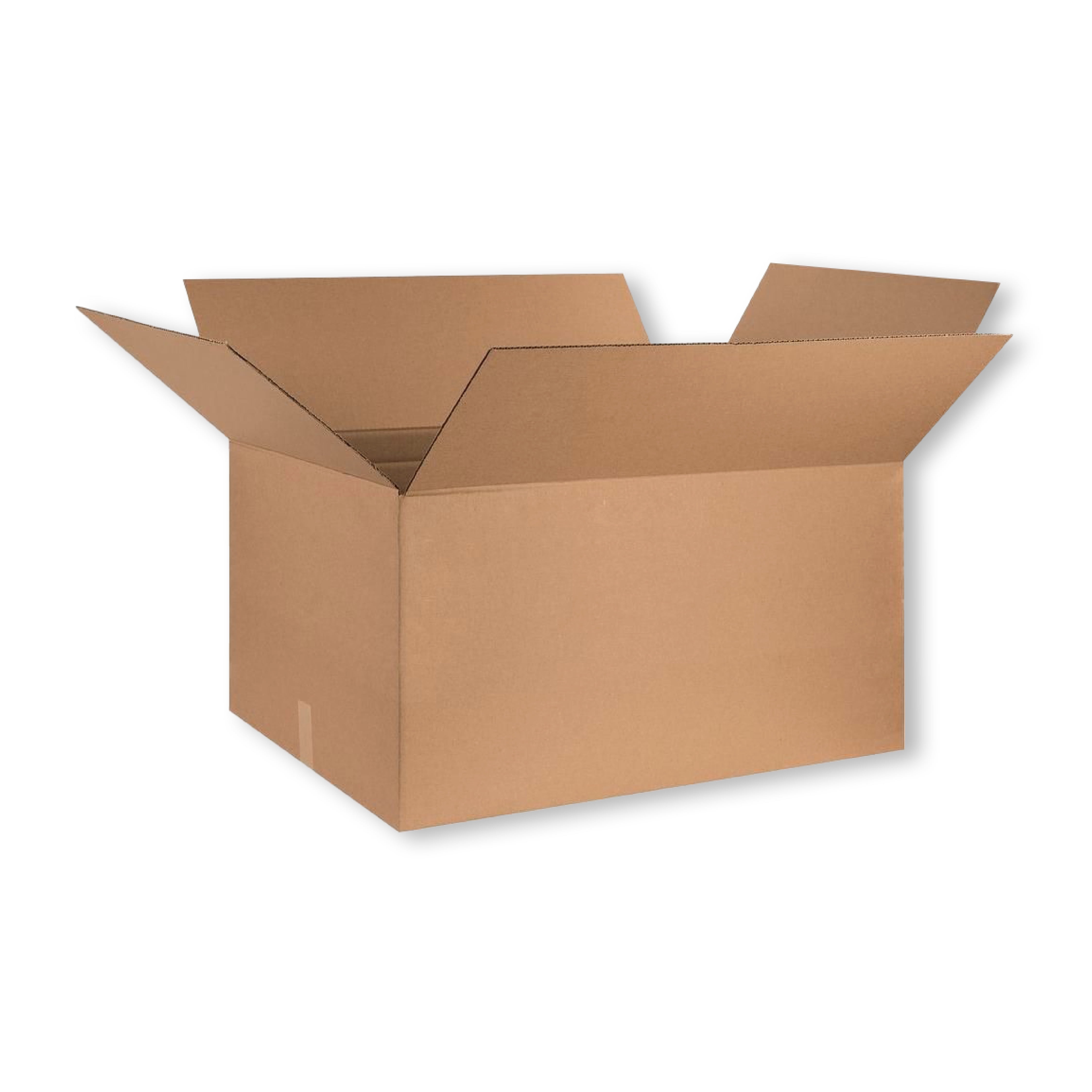 SSBM 24" x 12 1/2" x 8" ECT-32 Kraft Corrugated Shipping Boxes 20/Case