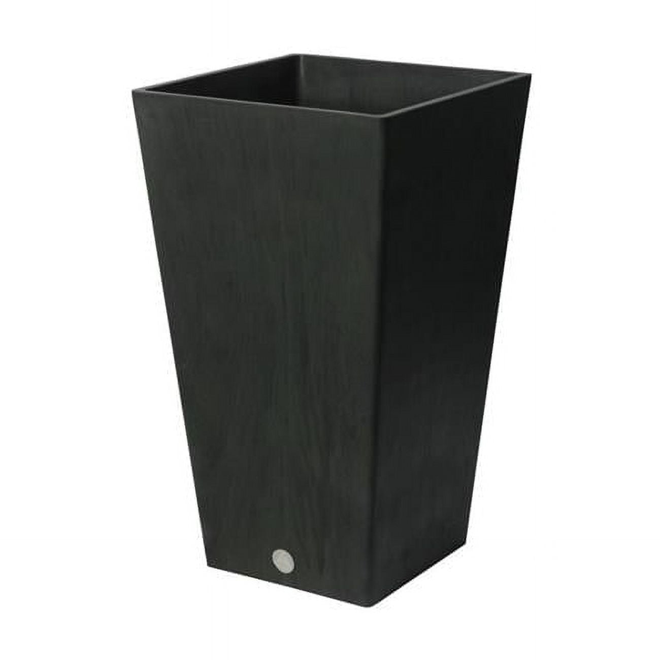 24 x 14 x 14 in. Valencia Square Planter, Black