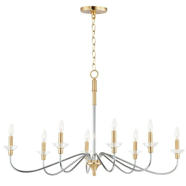 25378CLPCSBR-Maxim Lighting-Clarion - 8 Light Chandelier     -Traditional Installation