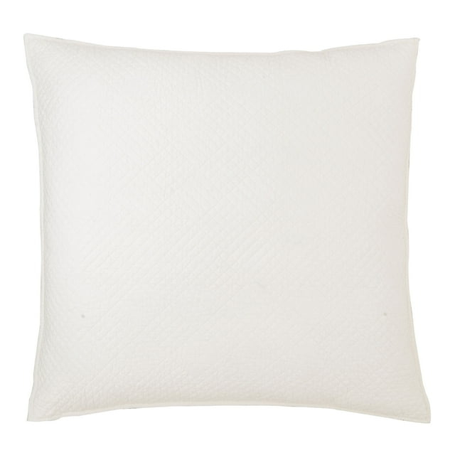 C&F Home 26" x 26" Hampton Soft White Cotton Euro Sham - Machine Washable