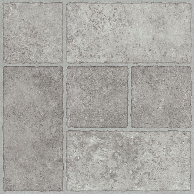 Trafficmaster Peel N' Stick Tile 12 In. X 12 In. Bodden Bay Grey 1.65Mm (0.065 In.) / 30 Sq. Ft. Per Case