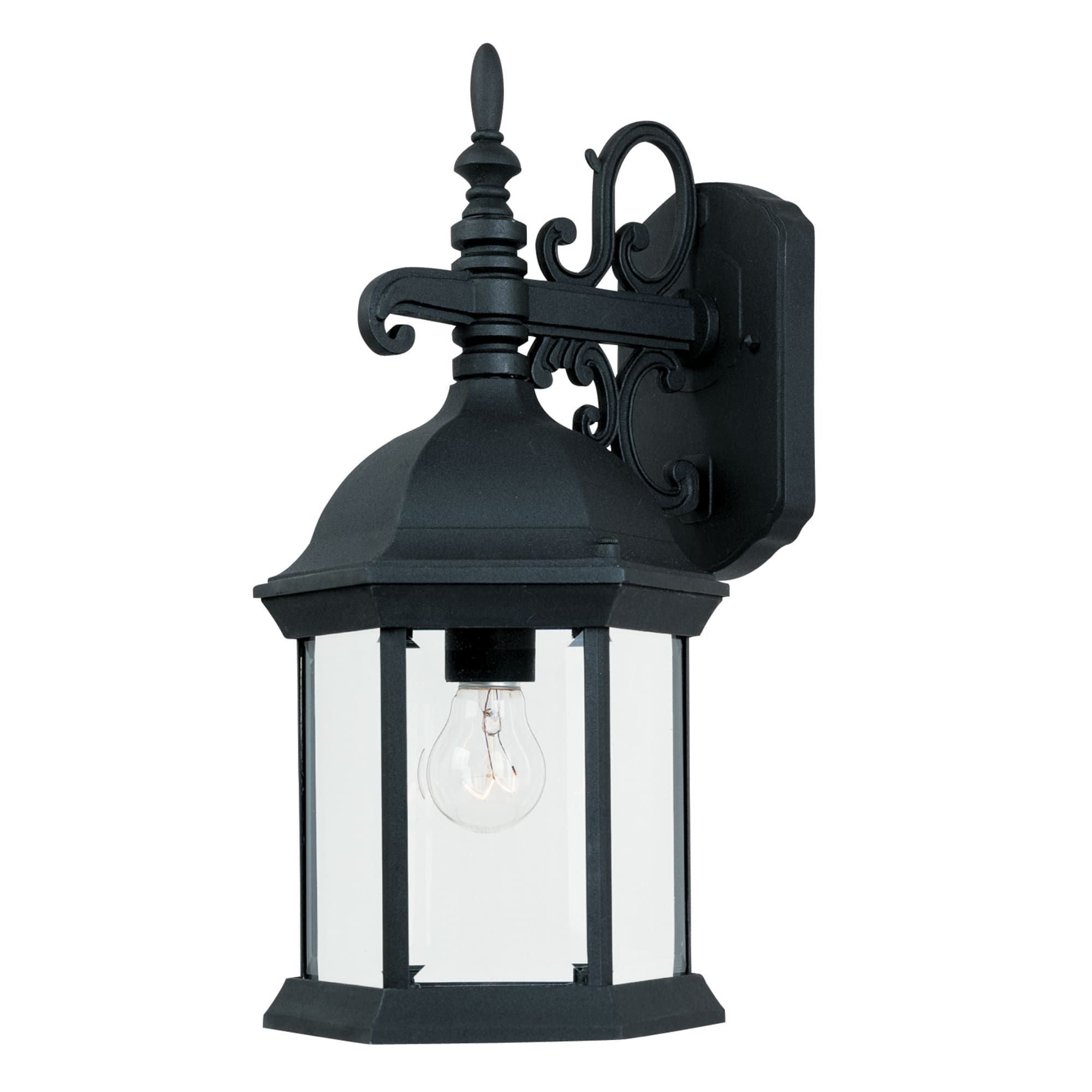 2971-BK-Designers Fountain-Devonshire - One Light Outdoor Wall Lantern