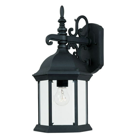 2971-BK-Designers Fountain-Devonshire - One Light Outdoor Wall Lantern