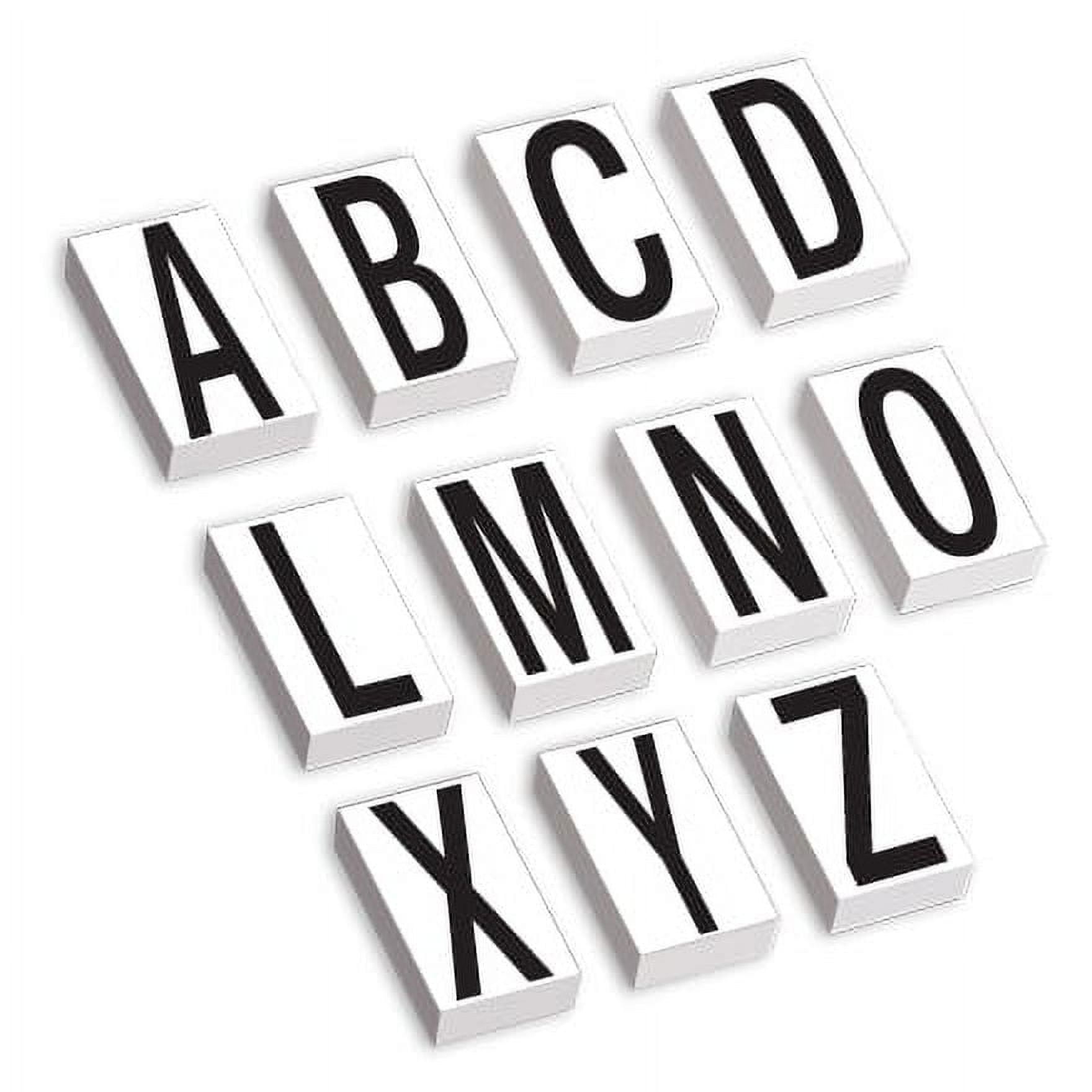 Office Depot® Brand Vinyl Warehouse Labels, DL9316, Letters A - Z, 3 1/2", Black/White, Case Of 1,300