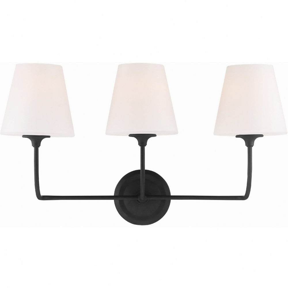 Crystorama Lighting - Bathroom Vanity - Sylvan 3 Light Bath Vanity in Classic