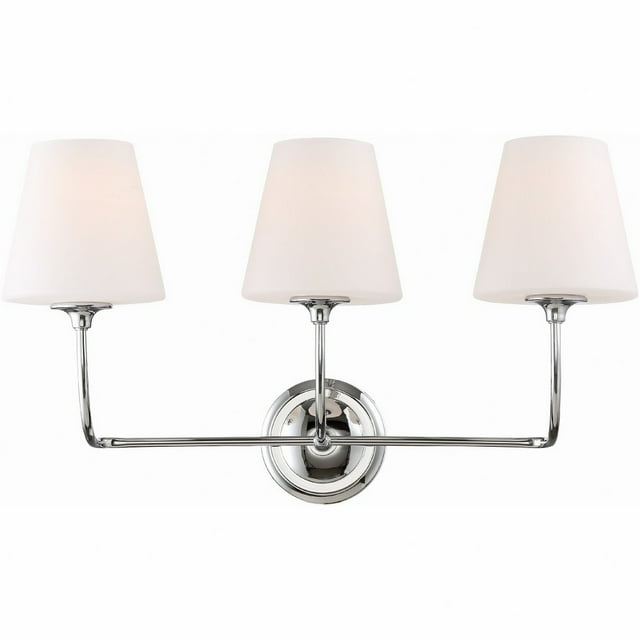 Crystorama Lighting - Bathroom Vanity - Sylvan 3 Light Bath Vanity in Classic