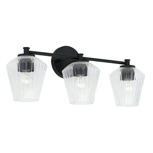 3 Light Bath Vanity-Matte Black Finish Capital Lighting 141431Mb-507