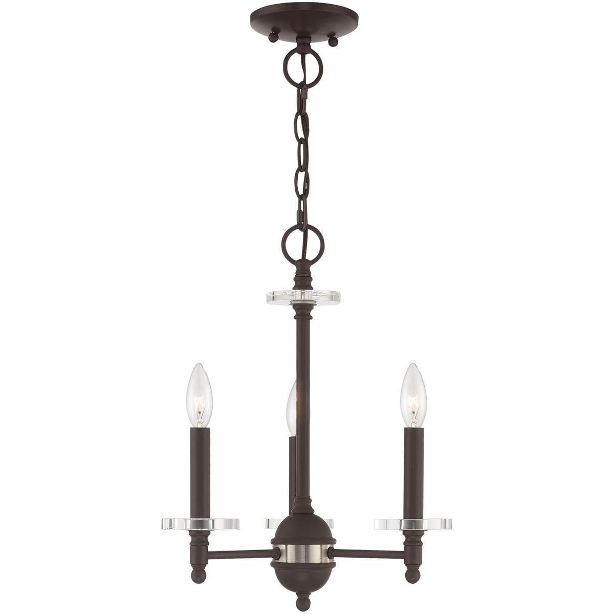 Livex Lighting Bennington 3 - Light Chandelier in  Bronze