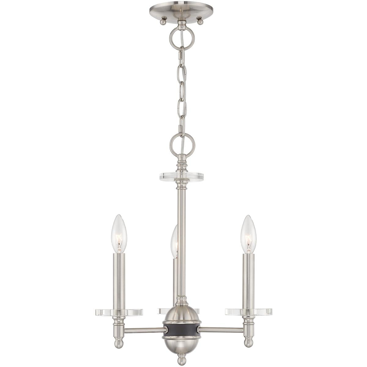 Livex Lighting Bennington 3 - Light Chandelier in  Brushed Nickel