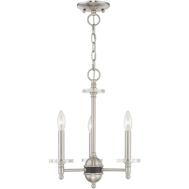 Livex Lighting Bennington 3 - Light Chandelier in  Brushed Nickel