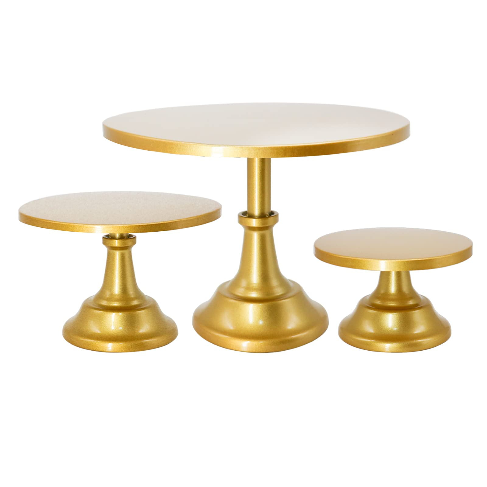 AMIENIV Iron Baby Shower Cake Stand, Gold (3 Count)