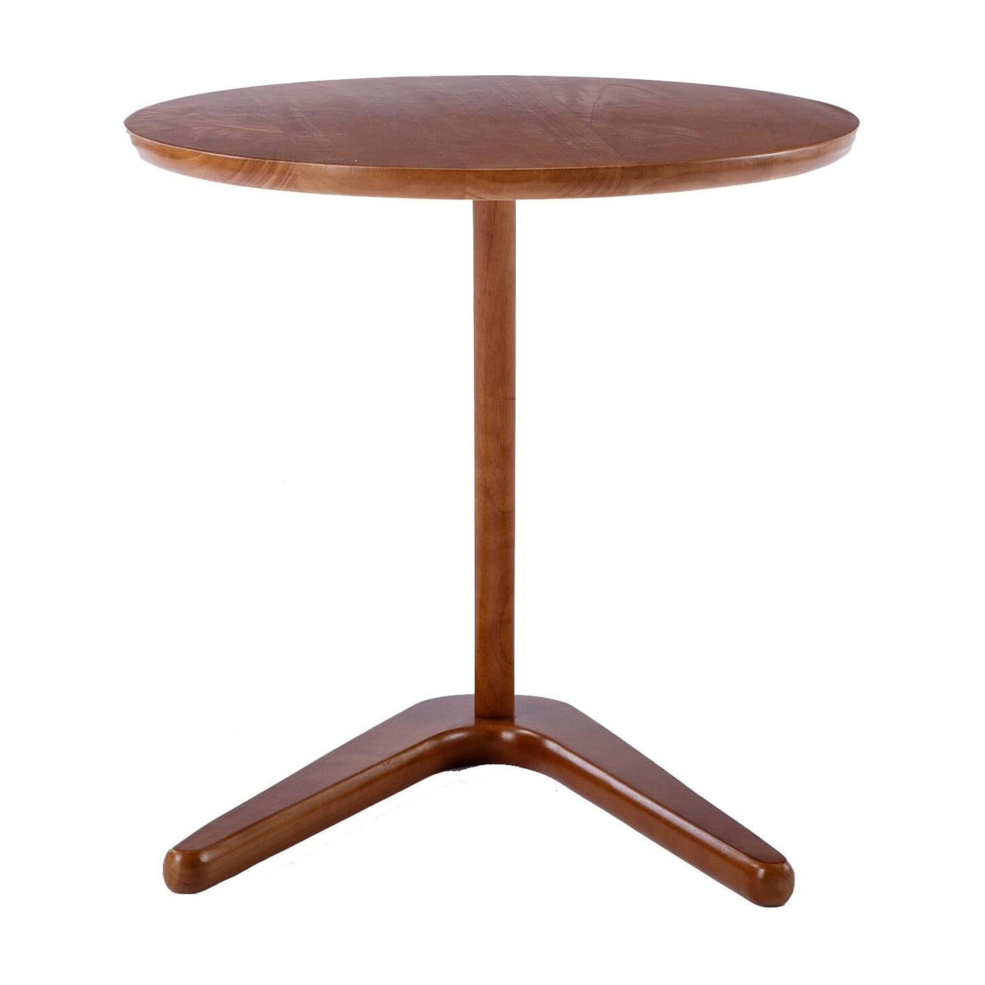 3 Pcs Linen Fabric Accent Chairs with Side Table, Red