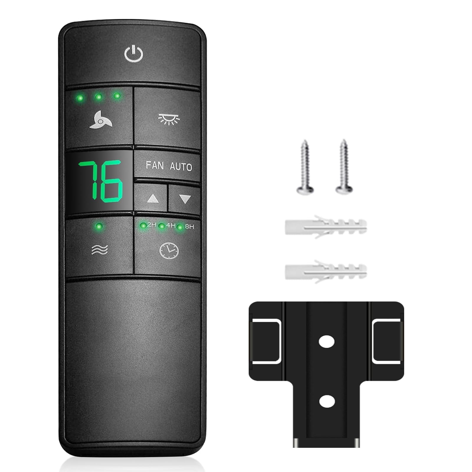COREBAY 3-Speed Universal Ceiling Fan & Light Remote Control for Hampton Bay, Home Decorators Collection, Harbor Breeze, Hunter
