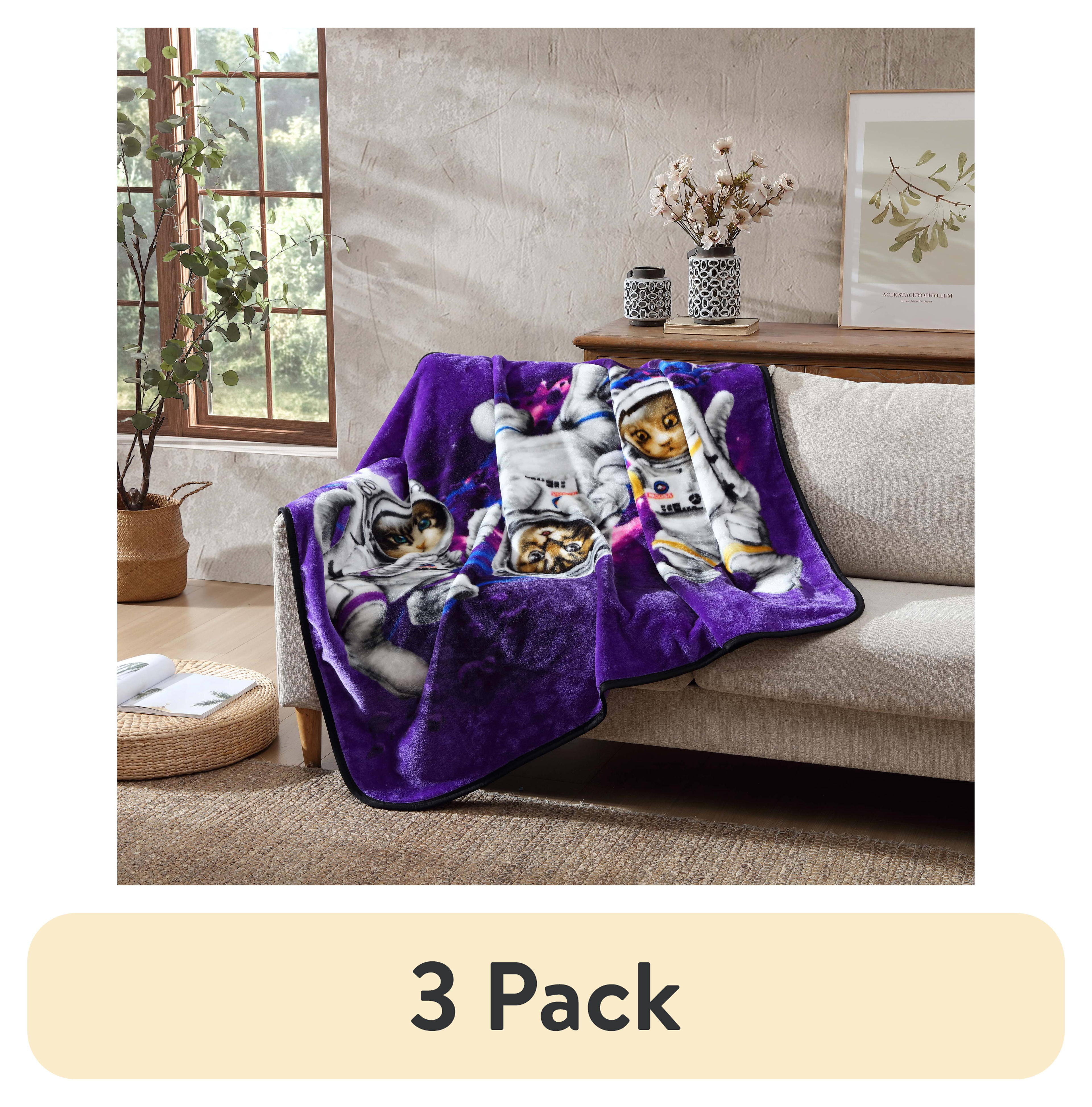 Wild Frontier Space Cats Throw