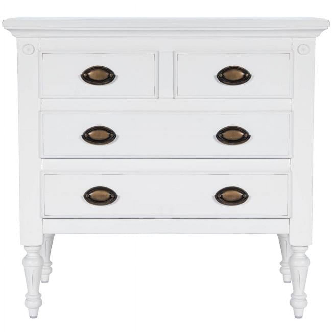 30.75 x 31.5 x 19 in. Easterbrook White 4 Drawer Chest