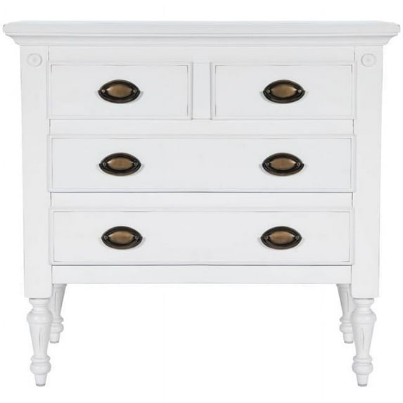 30.75 x 31.5 x 19 in. Easterbrook White 4 Drawer Chest