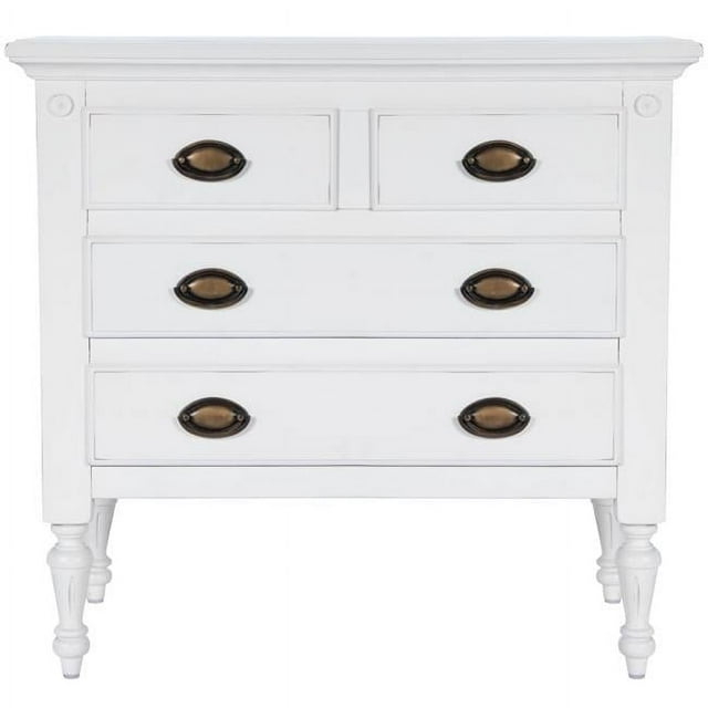 30.75 x 31.5 x 19 in. Easterbrook White 4 Drawer Chest