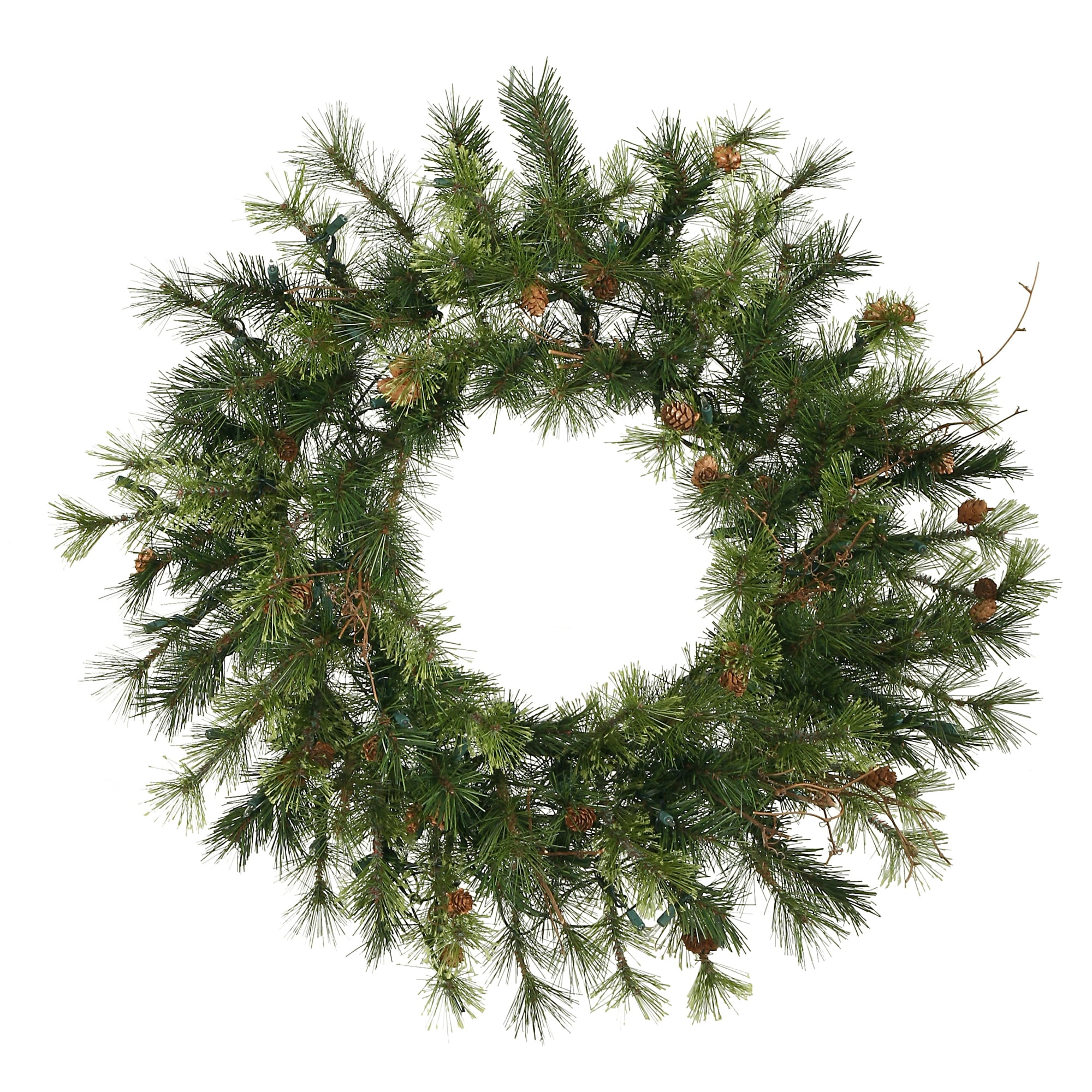 30   Mixed Country Pine Wreath 120T