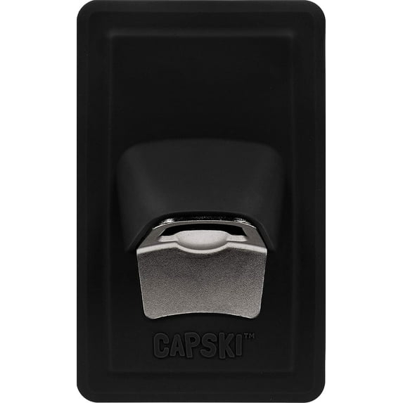 30 Watt CAPSKI - Silicone Portable Movable Man Cave Bottle Opener - No Screws or Glues - Grips Shiny Surface - Man Cave Gift