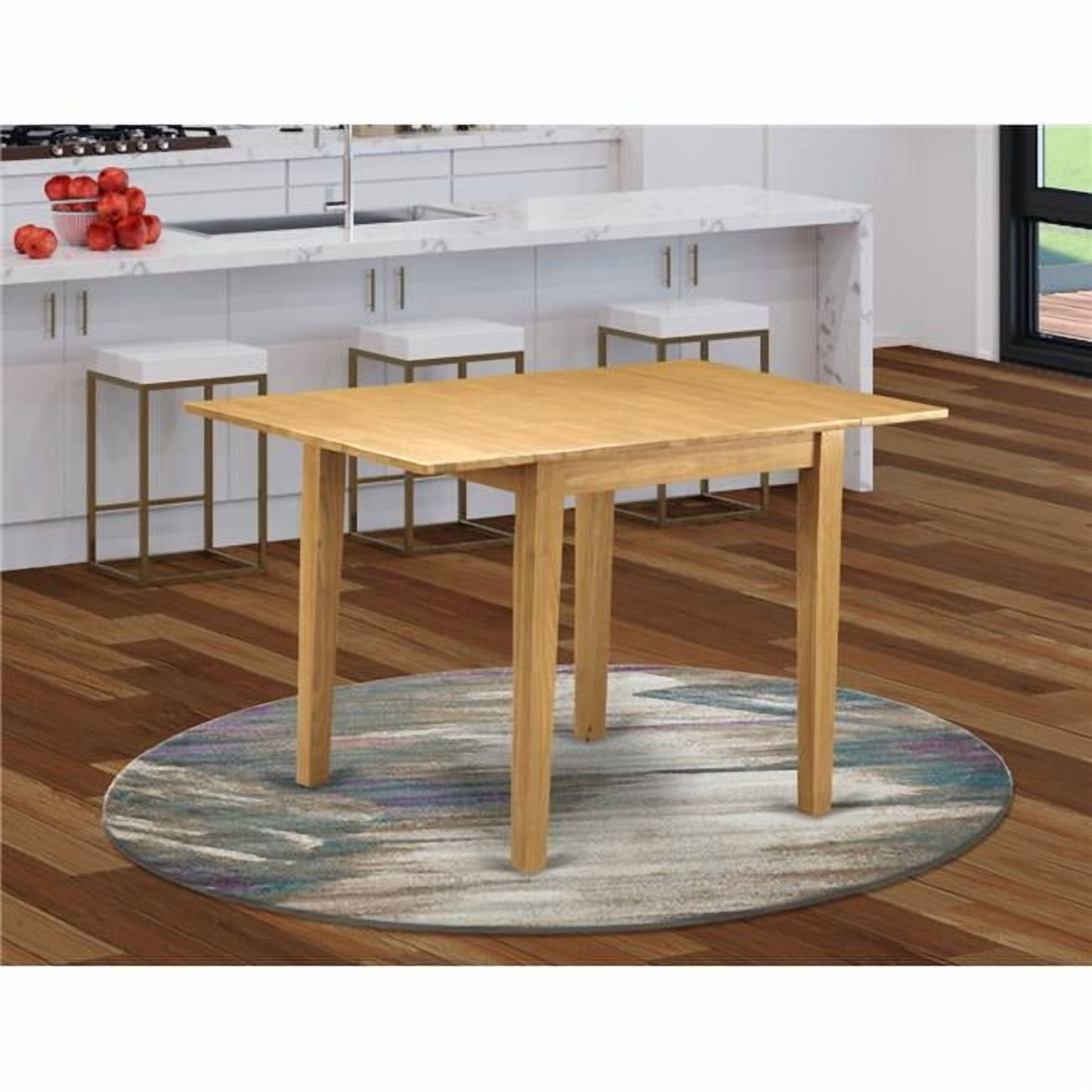 East West Furniture, Dining Table Oak, NDT-OAK-T
