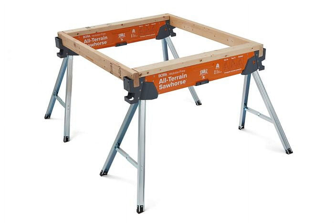 31.5 in. H Steel All Terrain Sawhorse (2-Pack)