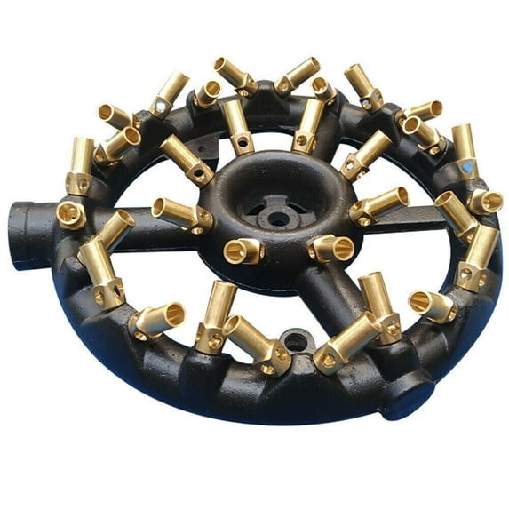 32-Tip Jet Burner 32 Tips Natural Gas Jet Burner Chinese Wok Range Pot Burner New