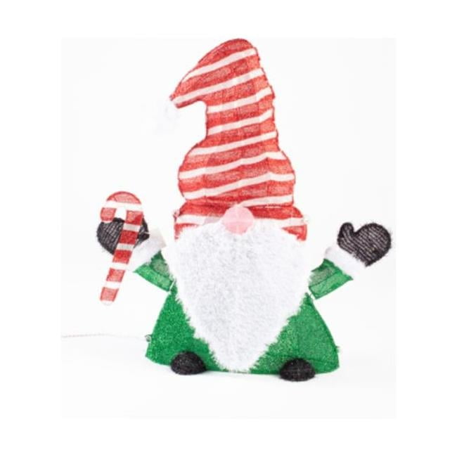 32 in. LED Lighted Gnome