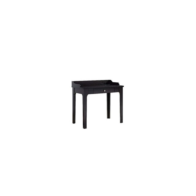 36 " Ethan Collection 1 Drawer Desk with Power and Dual USB Dark Brown