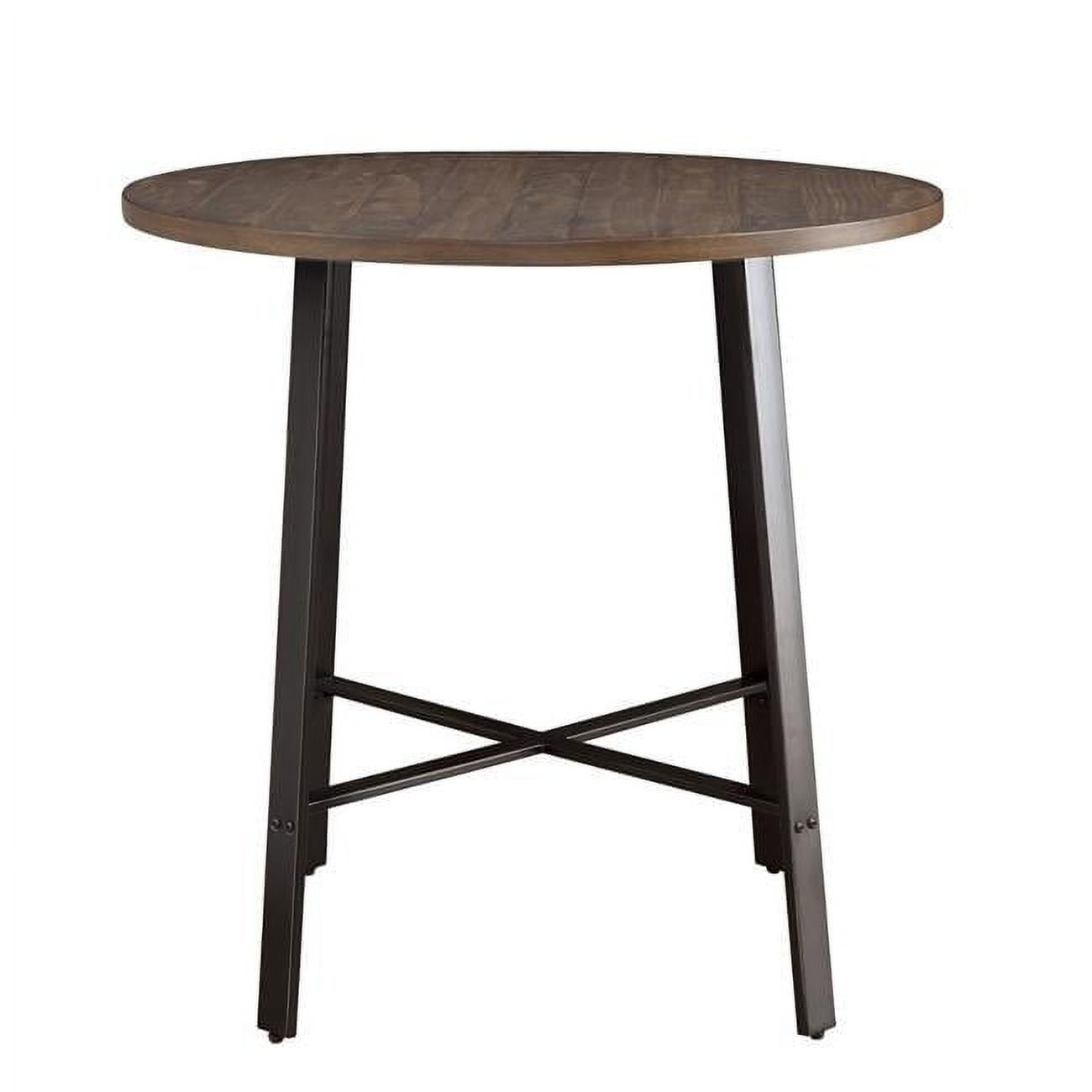 36 in. dia. x 36 in. Chevre Round Counter Height Table - Burnished