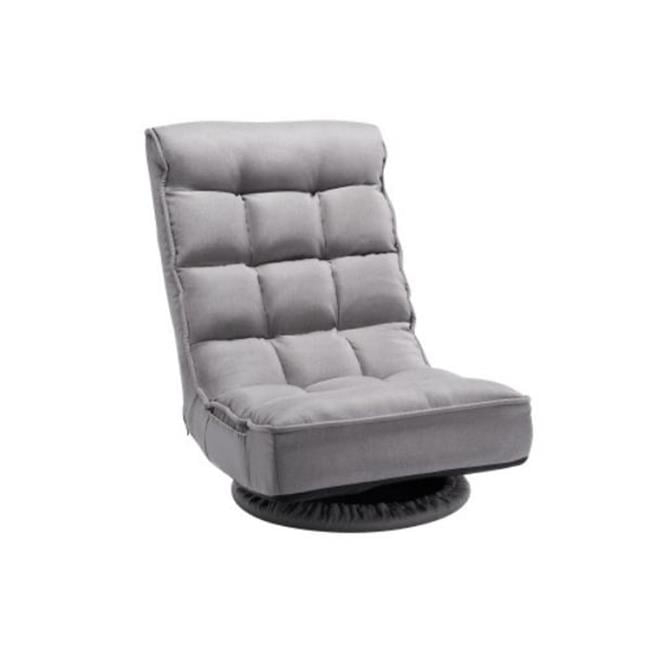360° Swivel Floor Gaming Chair with 4 Adjustable Position Folding Floor Chair