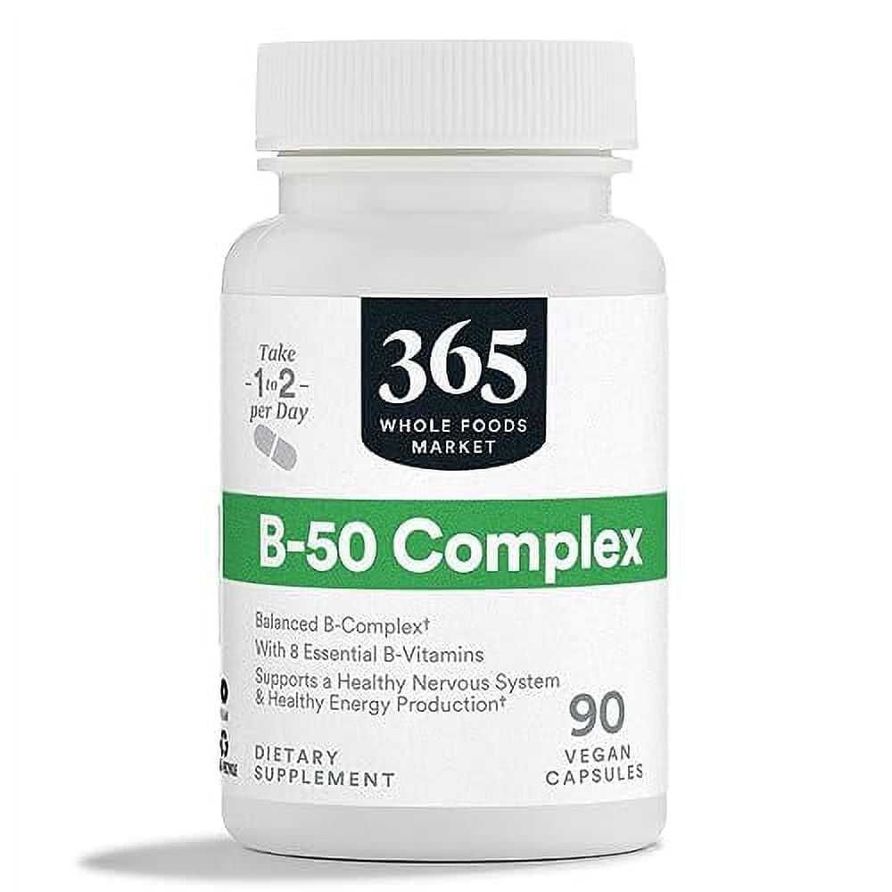 365 by Whole Foods Market, Vitamin B50 Complex, 90 Veg Capsules