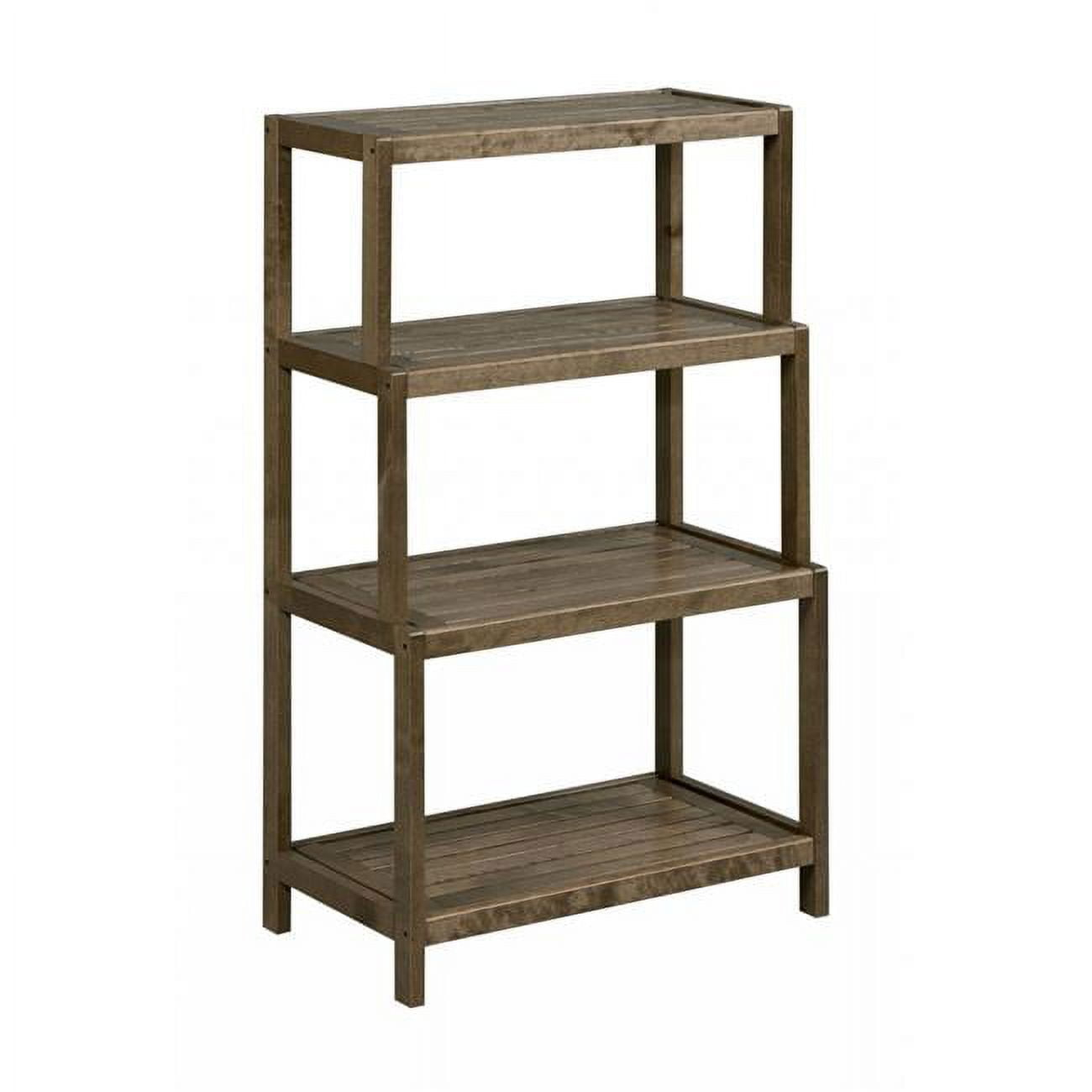 37" Bookcase with 4 Shelves in Antique Chestnut