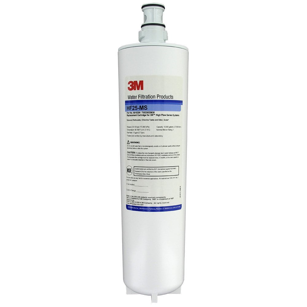 3M Cuno Replacement Cartridge for Brew125-Ms Water Filtration System, 56152-09 5615209 Model# HF25MS