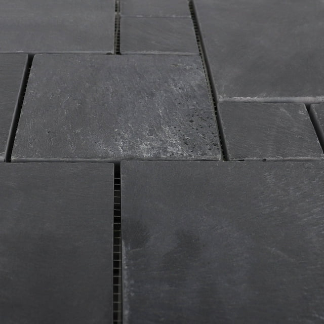 3rd Street Inn Black Slate Stone Tile